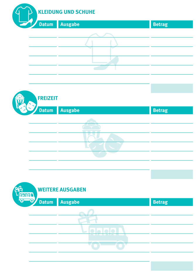 Budget planner spreadsheet